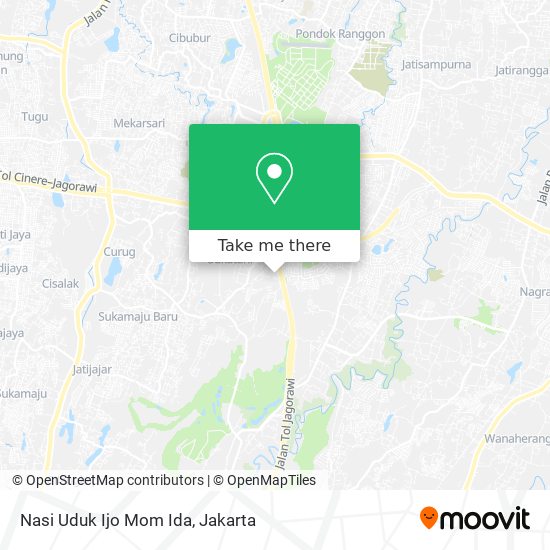 Nasi Uduk Ijo Mom Ida map