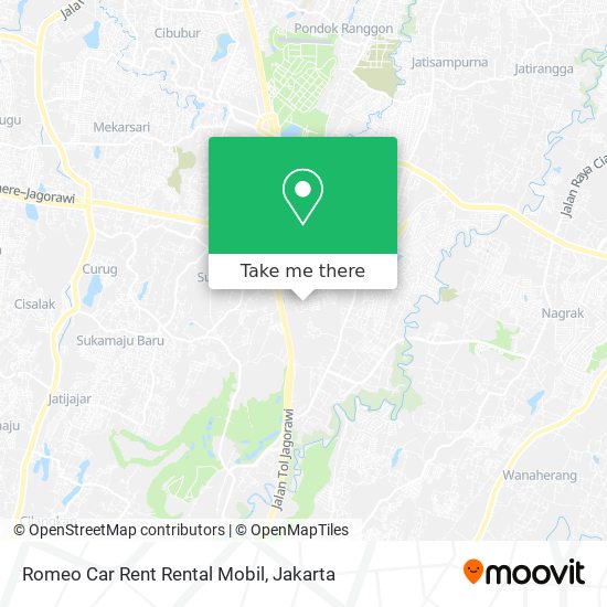 Romeo Car Rent Rental Mobil map