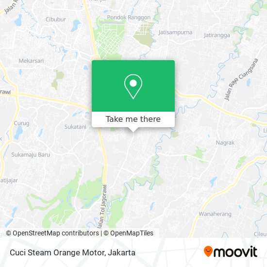 Cuci Steam Orange Motor map