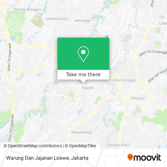 Warung Dan Jajanan Loewe map