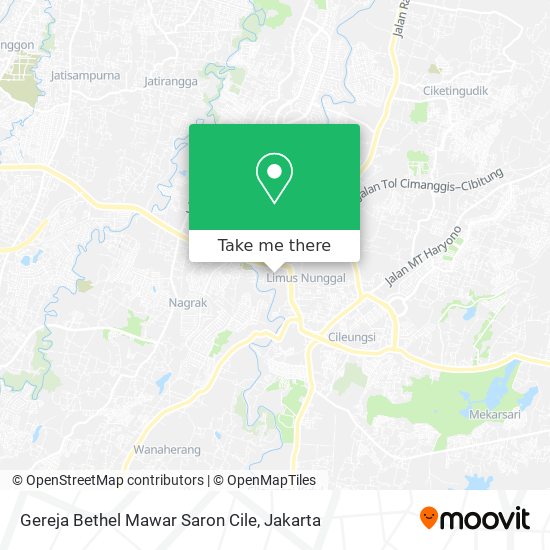 Gereja Bethel Mawar Saron Cile map