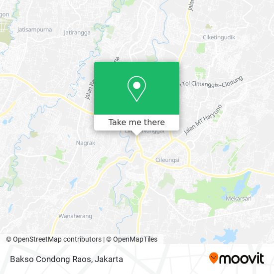 Bakso Condong Raos map