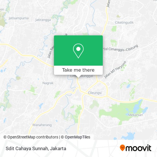 Sdit Cahaya Sunnah map