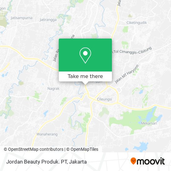 Jordan Beauty Produk. PT map