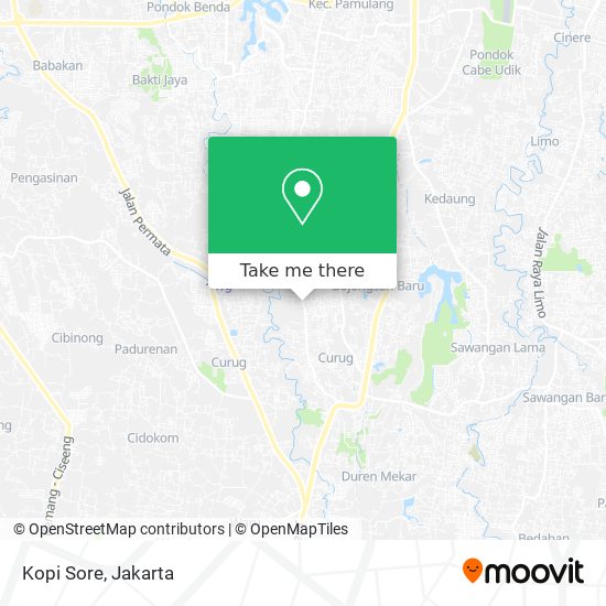 Kopi Sore map