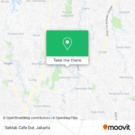 Seblak Cafe Dut map