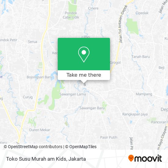 Toko Susu Murah am Kids map