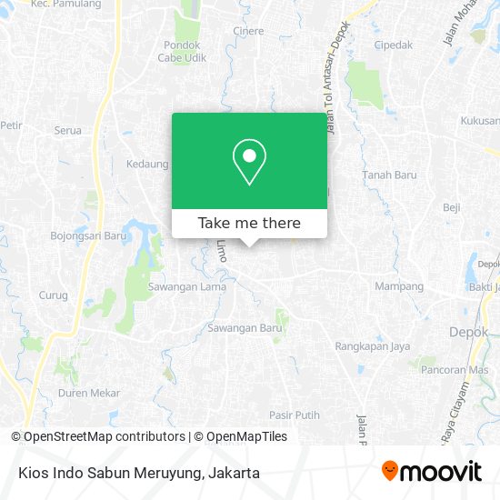 Kios Indo Sabun Meruyung map