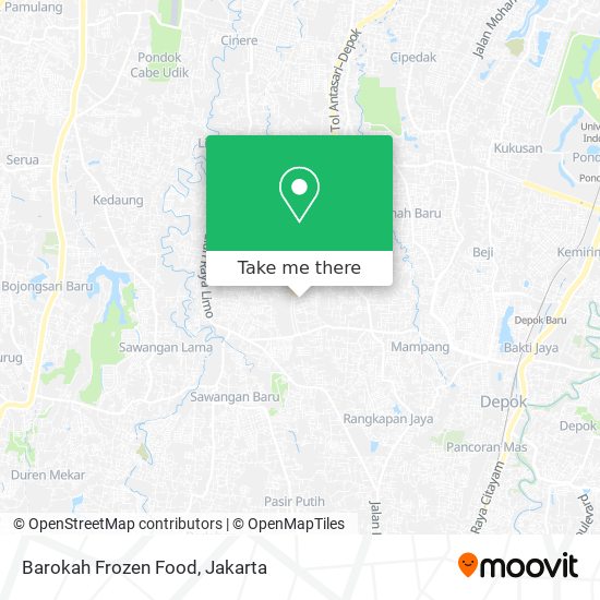 Barokah Frozen Food map