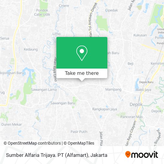 Sumber Alfaria Trijaya. PT (Alfamart) map