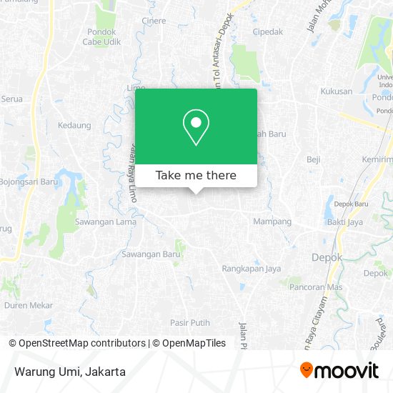 Warung Umi map