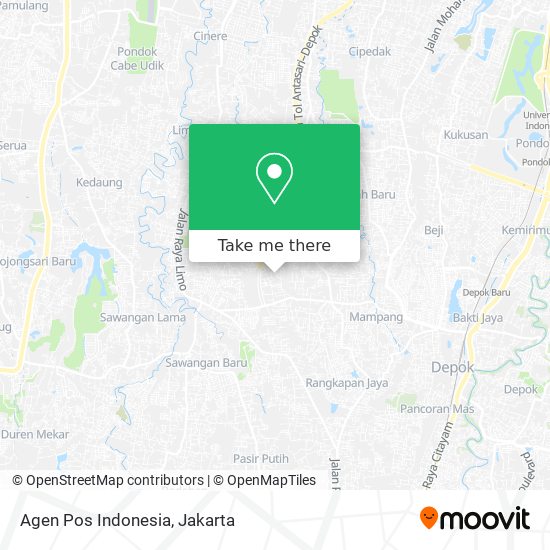 Agen Pos Indonesia map