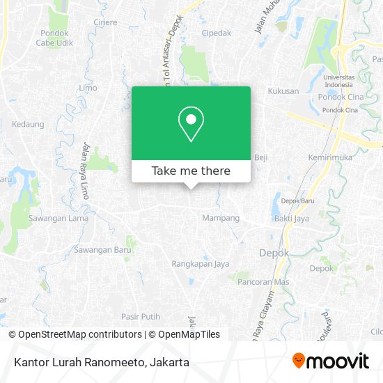 Kantor Lurah Ranomeeto map