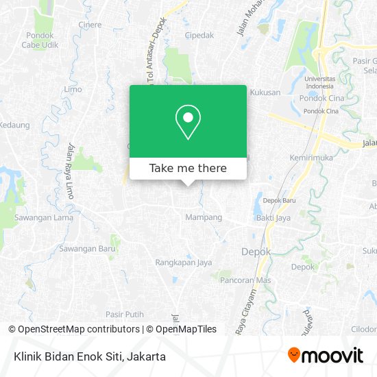 Klinik Bidan Enok Siti map