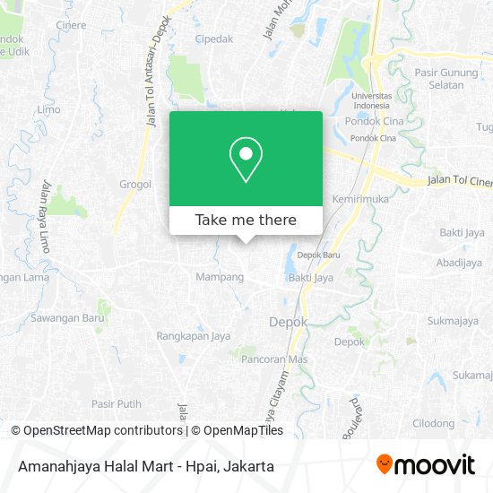 Amanahjaya Halal Mart - Hpai map
