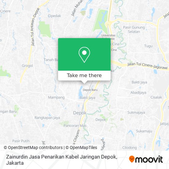 Zainurdin Jasa Penarikan Kabel Jaringan Depok map