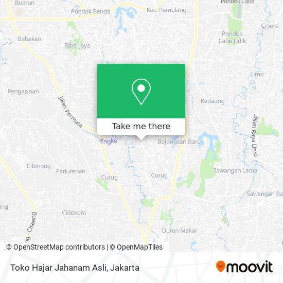 Toko Hajar Jahanam Asli map