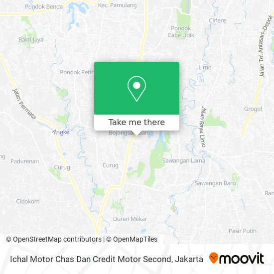 Ichal Motor Chas Dan Credit Motor Second map