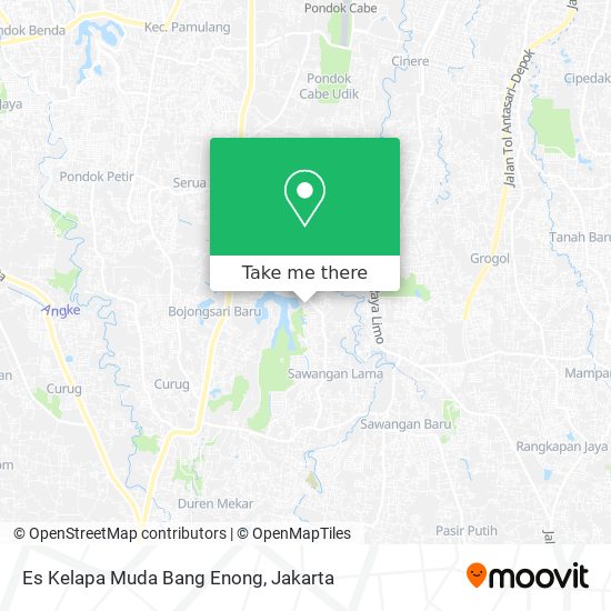 Es Kelapa Muda Bang Enong map