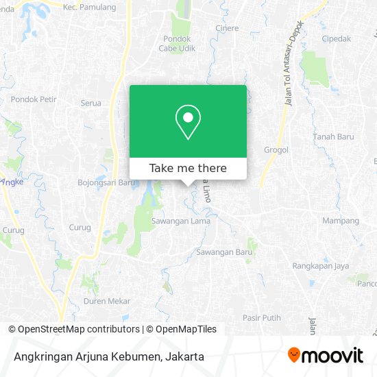 Angkringan Arjuna Kebumen map