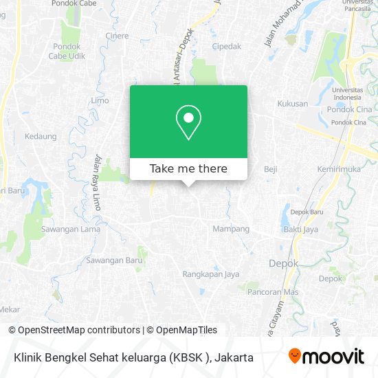 Klinik Bengkel Sehat keluarga (KBSK ) map