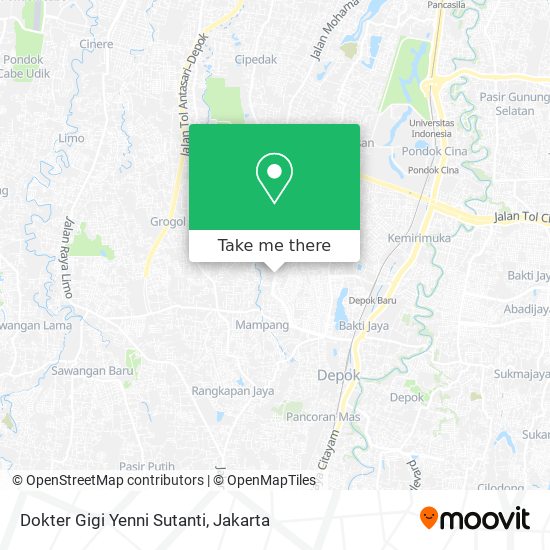 Dokter Gigi Yenni Sutanti map