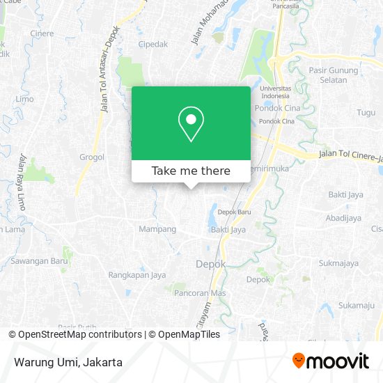 Warung Umi map