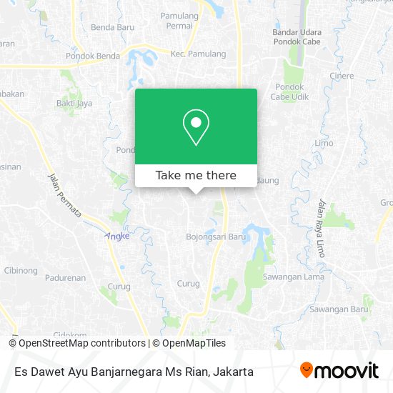 Es Dawet Ayu Banjarnegara Ms Rian map