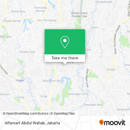 Alfamart Abdul Wahab map