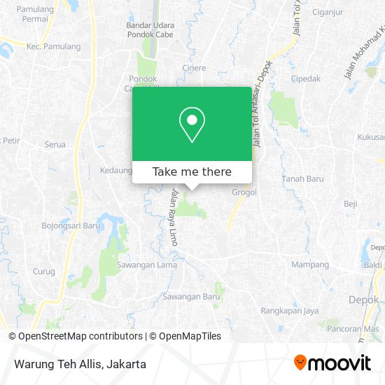 Warung Teh Allis map