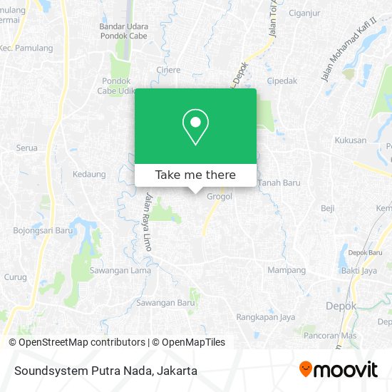 Soundsystem Putra Nada map