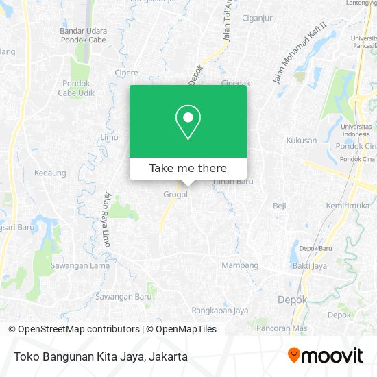 Toko Bangunan Kita Jaya map