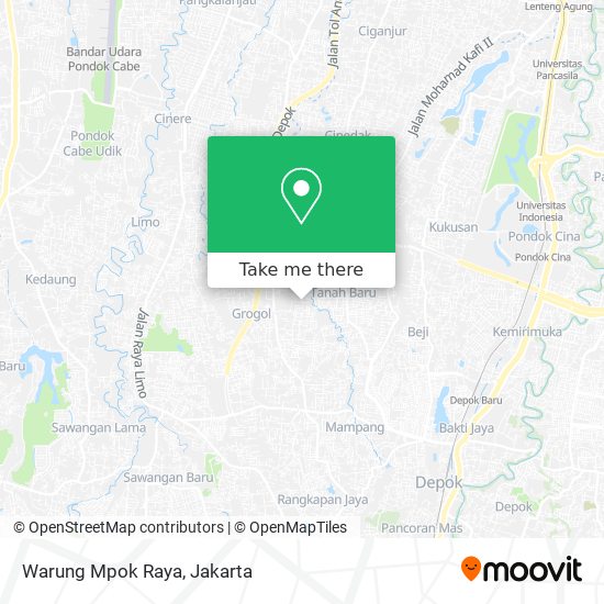 Warung Mpok Raya map