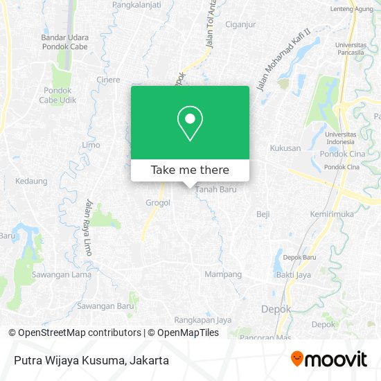 Putra Wijaya Kusuma map