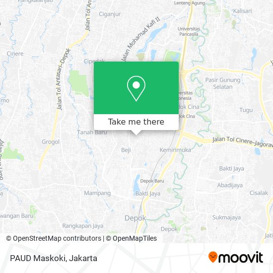 PAUD Maskoki map