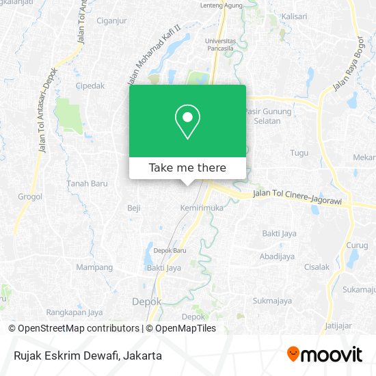 Rujak Eskrim Dewafi map