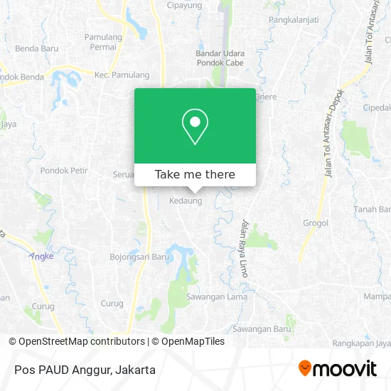 Pos PAUD Anggur map