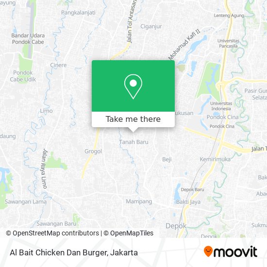 Al Bait Chicken Dan Burger map