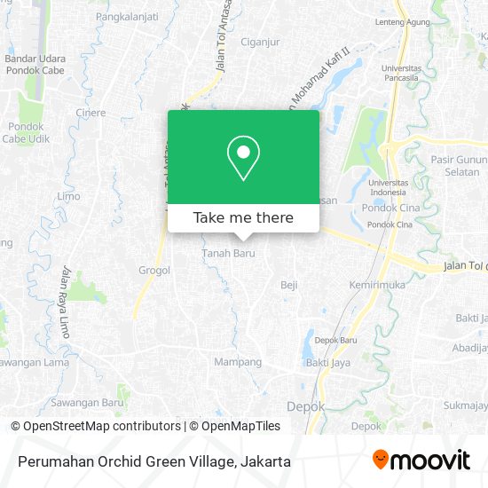 Perumahan Orchid Green Village map