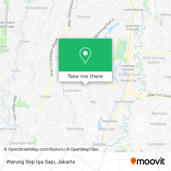 Warung Sop Iga Sapi map