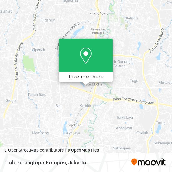 Lab Parangtopo Kompos map