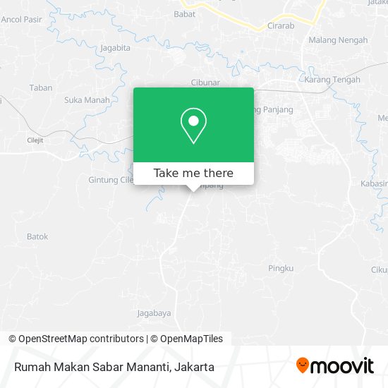 Rumah Makan Sabar Mananti map