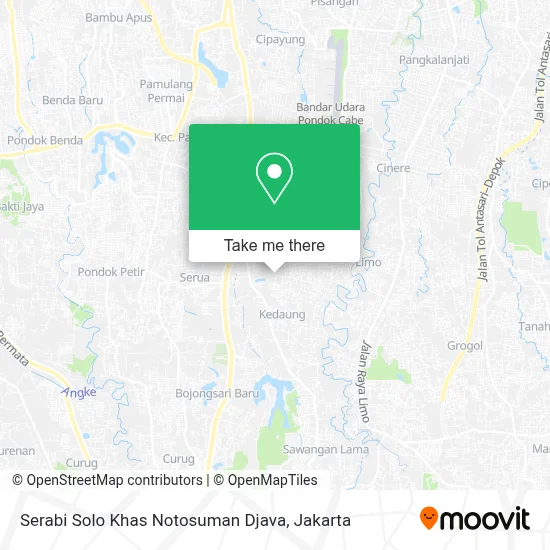 Serabi Solo Khas Notosuman Djava map