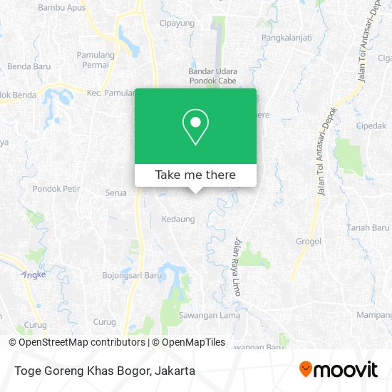 Toge Goreng Khas Bogor map