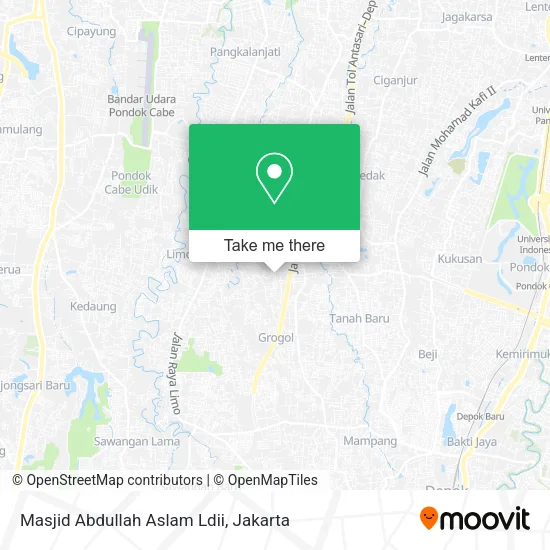 Masjid Abdullah Aslam Ldii map