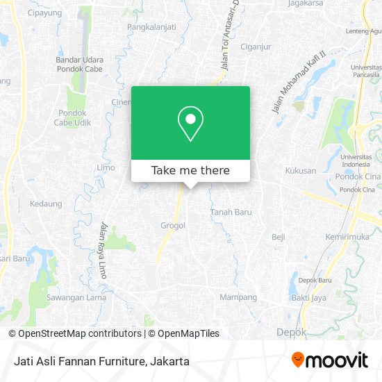 Jati Asli Fannan Furniture map