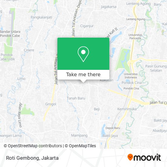 Roti Gembong map