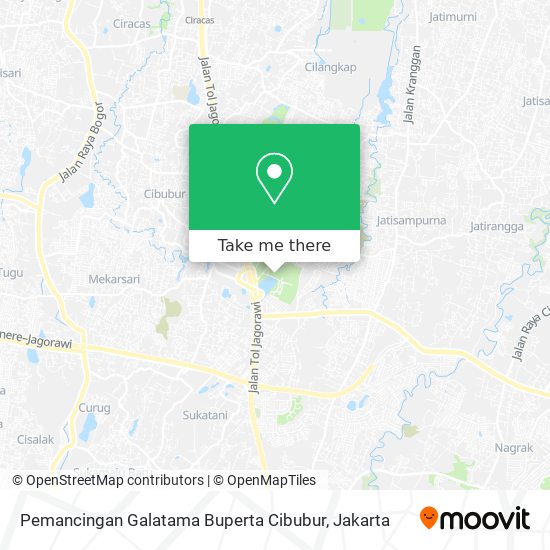 Pemancingan Galatama Buperta Cibubur map