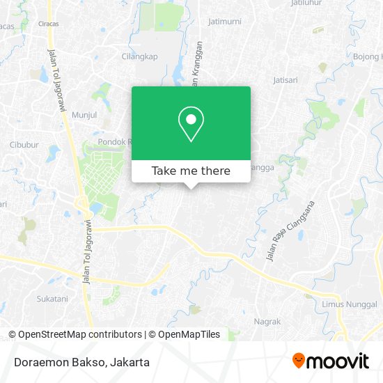 Doraemon Bakso map