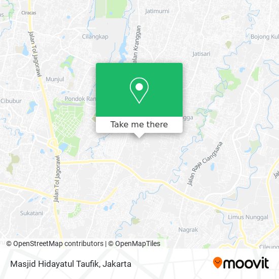 Masjid Hidayatul Taufik map